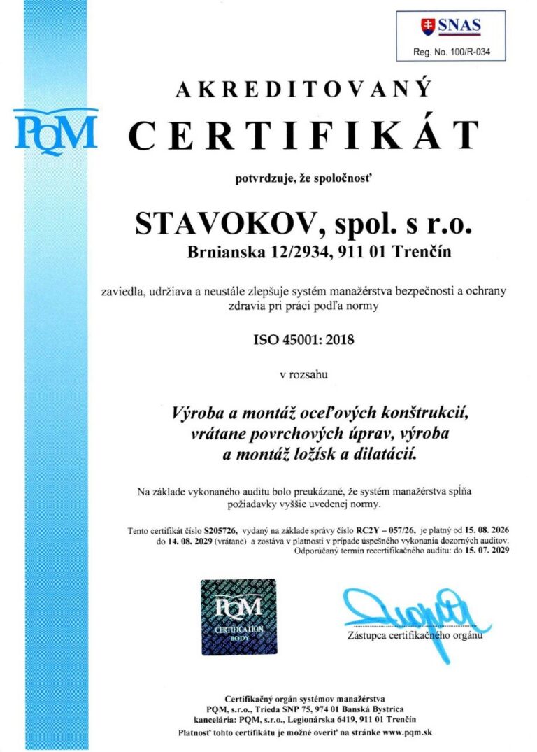 ISO 45001: 2018